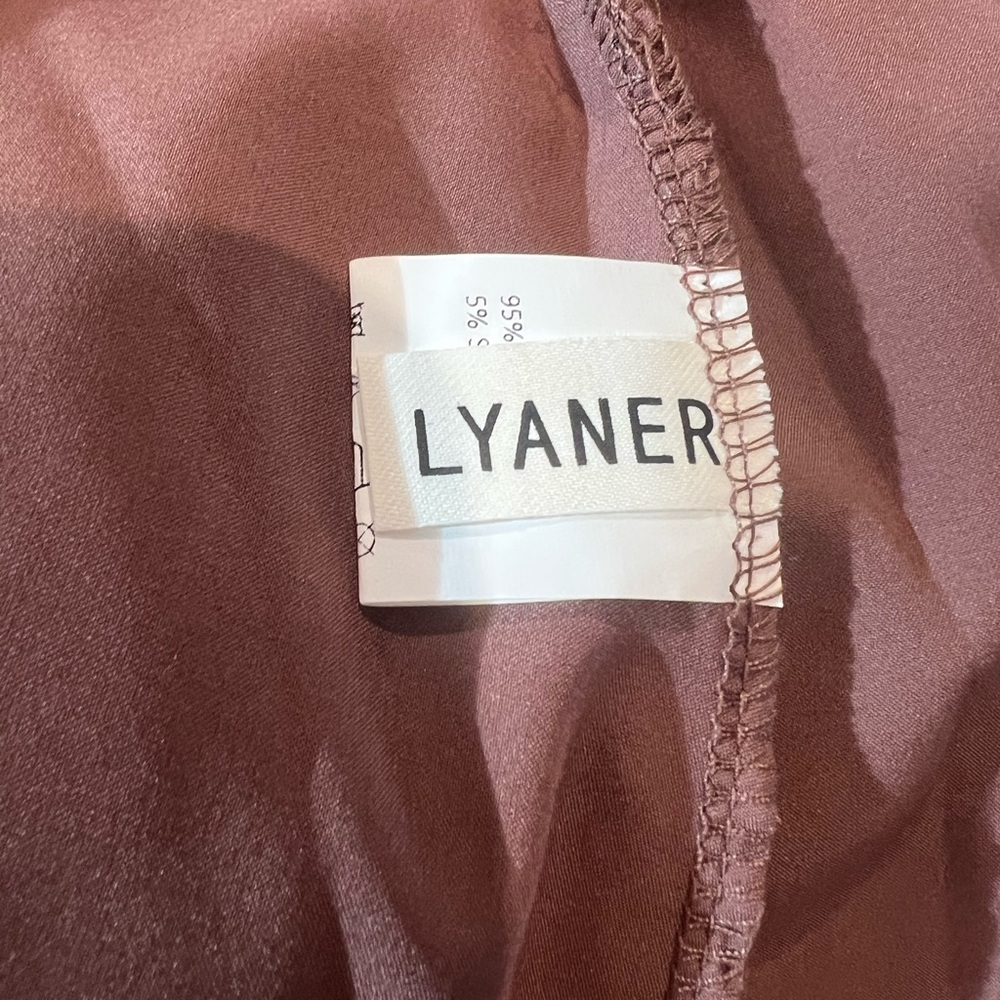 New Lyaner Romper with Skirt Overlay Medium Long Sleeve Shorts Coquette - Picture 14 of 15